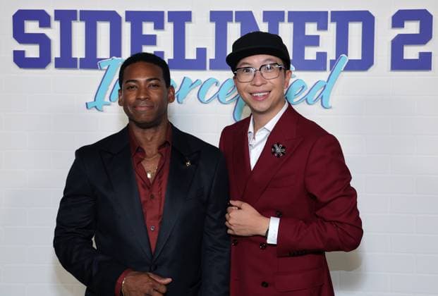 Los Angeles premiere of Tubi™s YA Original Film SIDELINED 2: INTERCEPTED 13 November 2025 . Los Angeles, California - Oliver Williams, Justin Wu At Los Angeles premiere of Tubi™s YA Original Film SIDELINED 2: INTERCEPTED held at The Pacific Design Center in Los Angeles., Credit:Sadou Faye Avalon United States, CA, Los Angeles, Pacific Design Center  Copyright: xSadouxFayex xAvalonx 1052333306