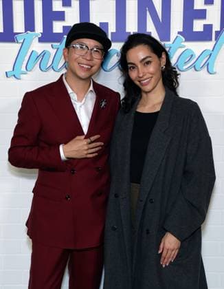 Los Angeles premiere of Tubi™s YA Original Film SIDELINED 2: INTERCEPTED 13 November 2025 . Los Angeles, California - Justin Wu, Adrianne HO At Los Angeles premiere of Tubi™s YA Original Film SIDELINED 2: INTERCEPTED held at The Pacific Design Center in Los Angeles., Credit:Sadou Faye Avalon United States, CA, Los Angeles, Pacific Design Center  Copyright: xSadouxFayex xAvalonx 1052333620