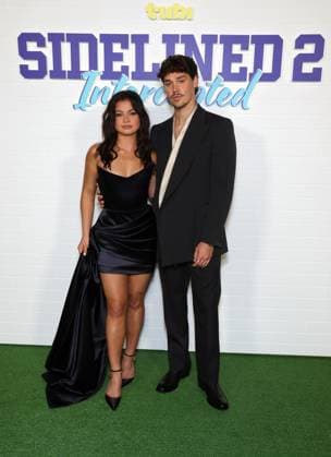 Los Angeles premiere of Tubi™s YA Original Film SIDELINED 2: INTERCEPTED 13 November 2025 . Los Angeles, California - Siena Agudong, Noah Beck At Los Angeles premiere of Tubi™s YA Original Film SIDELINED 2: INTERCEPTED held at The Pacific Design Center in Los Angeles., Credit:Sadou Faye Avalon United States, CA, Los Angeles, Pacific Design Center  Copyright: xSadouxFayex xAvalonx 1052333891
