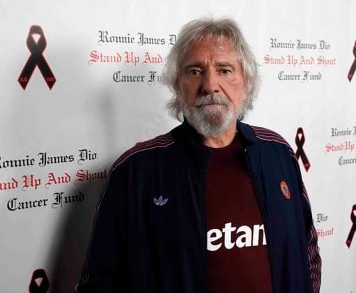 November 13, 2025: Musician - GEEZER BUTLER, bassist, Black Sabbath, on the red carpet at the 2025 Bowl for Ronnie celebrity bowling tournament, PINZ Bowling, Studio City, CA, USA, November 13, 2025. The sold-out event which featured many rockers and celebrities, raised funds for the Ronnie James Dio Stand Up and Shout Cancer Fund. The funds are used to support cancer research that focuses on early detection and prevention. Dio passed away from stomach cancer in May 2010 and Bowl For Ronnie started later that year by his wife Wendy Dio. ..Credit Image cr ZUMA Press - ZUMAmt3_ 20251113_zaf_mt3_001 Copyright: xScottxMitchellx