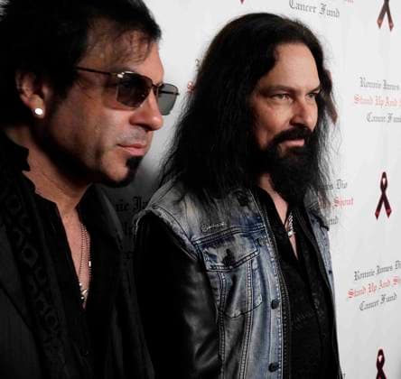 November 13, 2025: Musicians - Left to right, ROB MATH and BJORN ENGLEN on the red carpet at the 2025 Bowl for Ronnie celebrity bowling tournament, PINZ Bowling, Studio City, CA, USA, November 13, 2025. The sold-out event which featured many rockers and celebrities, raised funds for the Ronnie James Dio Stand Up and Shout Cancer Fund. The funds are used to support cancer research that focuses on early detection and prevention. Dio passed away from stomach cancer in May 2010 and Bowl For Ronnie started later that year by his wife Wendy Dio. Credit Image cr ZUMA Press - ZUMAmt3_ 20251113_zaf_mt3_012 Copyright: xScottxMitchellx