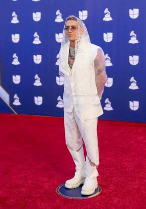 Puerto Rican singer Lenny Tavarez attends the red carpet event for the 26th Annual Latin Grammy Awards ceremony at the MGM Grand Garden Arena in Las Vegas, Nevada, USA, 13 November 2025. Latin Grammy awarding ceremony in Las Vegas !ACHTUNG: NUR REDAKTIONELLE NUTZUNG!  Copyright: xArmandoxArorizox USA6353 20251114-55018532910_1