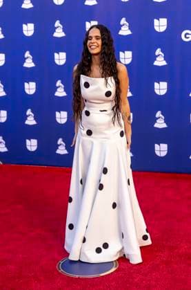 Spanish singer Angeles Toledano attends the red carpet event for the 26th Annual Latin Grammy Awards ceremony at the MGM Grand Garden Arena in Las Vegas, Nevada, USA, 13 November 2025. Latin Grammy awarding ceremony in Las Vegas !ACHTUNG: NUR REDAKTIONELLE NUTZUNG!  Copyright: xArmandoxArorizox USA6351 20251114-55018532918_1