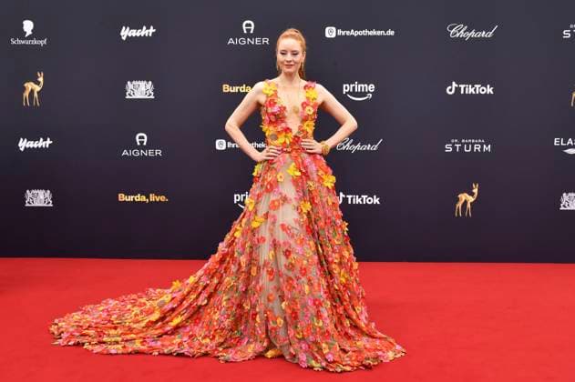 Barbara Meier at the 77 Bambi Awards 2025 in the Bavaria Filmstudios Munich, 13 11 2025 Foto:xB.xInsingerx xFuturexImagex bambi_5131