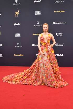 Barbara Meier at the 77 Bambi Awards 2025 in the Bavaria Filmstudios Munich, 13 11 2025 Foto:xB.xInsingerx xFuturexImagex bambi_5132