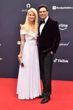 Natascha Grün and Param Multani at the 77 Bambi Awards 2025 in the Bavaria Filmstudios Munich, 13 11 2025 Foto:xB.xInsingerx xFuturexImagex bambi_5171