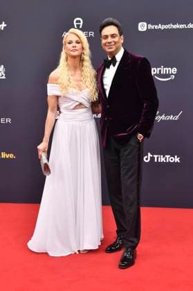 Natascha Grün and Param Multani at the 77 Bambi Awards 2025 in the Bavaria Filmstudios Munich, 13 11 2025 Foto:xB.xInsingerx xFuturexImagex bambi_5172