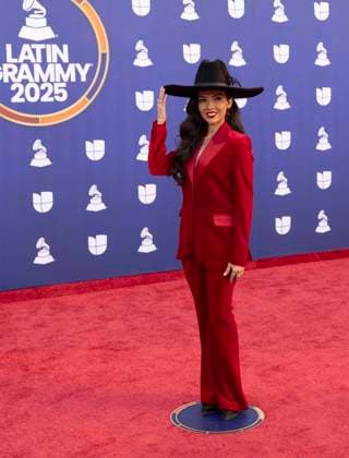 Mexican singer Lupita Infante poses on the Red Carpet during 26th Latin Grammy awarding ceremony at MGM Grand Garden Arena in Las Vegas, Nevada, USA, 13 November 2025. Latin Grammy awarding ceremony in Las Vegas !ACHTUNG: NUR REDAKTIONELLE NUTZUNG!  Copyright: xArmandoxArorizox USA6360 20251114-55018532924006_1006