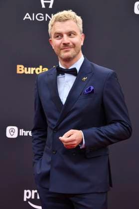 Friedrich Mücke at the 77 Bambi Awards 2025 in the Bavaria Filmstudios Munich, 13 11 2025 Foto:xB.xInsingerx xFuturexImagex bambi_5239