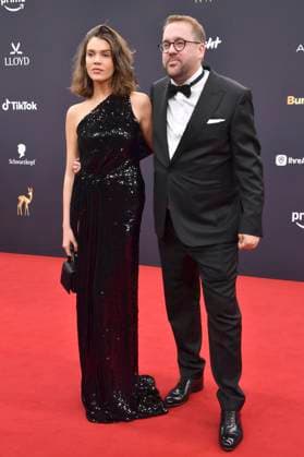 Giannina Haupt and Paul Ronzheimer at the 77 Bambi Awards 2025 in the Bavaria Filmstudios Munich, 13 11 2025 Foto:xB.xInsingerx xFuturexImagex bambi_5241