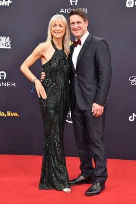 Matthias Steiner with his wife Inge Steiner at the 77 Bambi Awards 2025 at the Bavaria Film Studios in Munich, 13 11 2025 Foto:xB.xInsingerx xFuturexImagex bambi_5263