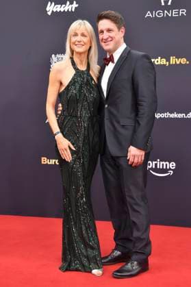 Matthias Steiner with his wife Inge Steiner at the 77 Bambi Awards 2025 at the Bavaria Film Studios in Munich, 13 11 2025 Foto:xB.xInsingerx xFuturexImagex bambi_5264