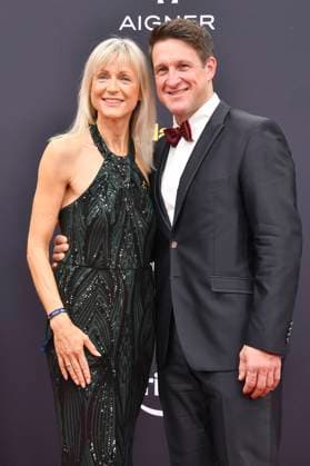Matthias Steiner with his wife Inge Steiner at the 77 Bambi Awards 2025 at the Bavaria Film Studios in Munich, 13 11 2025 Foto:xB.xInsingerx xFuturexImagex bambi_5265