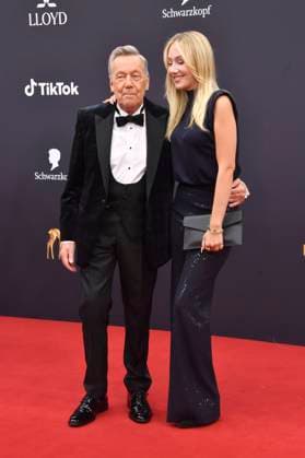 Roland Kaiser with daughter Annalena Keiler at the 77 Bambi Awards 2025 in the Bavaria Filmstudios Munich, 13 11 2025 Foto:xB.xInsingerx xFuturexImagex bambi_5341
