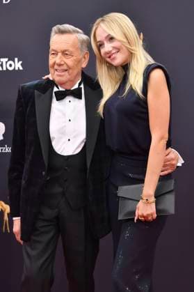 Roland Kaiser with daughter Annalena Keiler at the 77 Bambi Awards 2025 in the Bavaria Filmstudios Munich, 13 11 2025 Foto:xB.xInsingerx xFuturexImagex bambi_5344