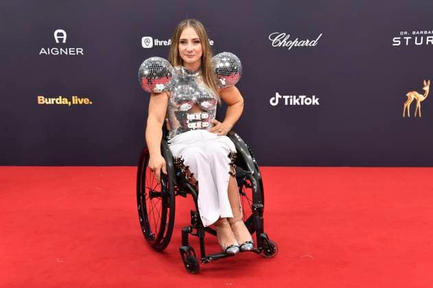 Kristina Vogel at the 77 Bambi Awards 2025 in the Bavaria Filmstudios Munich, 13 11 2025 Foto:xB.xInsingerx xFuturexImagex bambi_5362