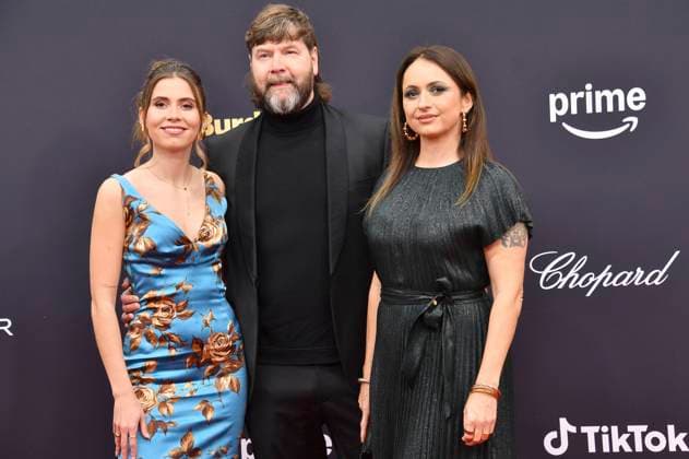 Rea Garvey with daughter Aamor Garvey and wife Josephine Garvey at the 77 Bambi Awards 2025 in the Bavaria Filmstudios Munich, 13 11 2025 Foto:xB.xInsingerx xFuturexImagex bambi_5400
