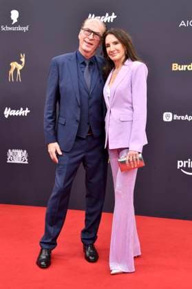 Herbert Knaup with his wife Christiane Knaup at the 77 Bambi Awards 2025 at the Bavaria Film Studios in Munich, 13 11 2025 Foto:xB.xInsingerx xFuturexImagex bambi_5401
