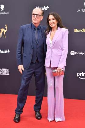 Herbert Knaup with his wife Christiane Knaup at the 77 Bambi Awards 2025 at the Bavaria Film Studios in Munich, 13 11 2025 Foto:xB.xInsingerx xFuturexImagex bambi_5402