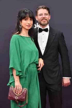 Stephanie Stumph with partner Florian Santner at the 77 Bambi Awards 2025 in the Bavaria Filmstudios Munich, 13 11 2025 Foto:xB.xInsingerx xFuturexImagex bambi_5426