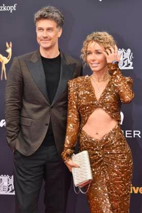 Wayne Carpendale with wife Annemarie Carpendale at the 77 Bambi Awards 2025 in the Bavaria Filmstudios Munich, 13 11 2025 Foto:xB.xInsingerx xFuturexImagex bambi_5438