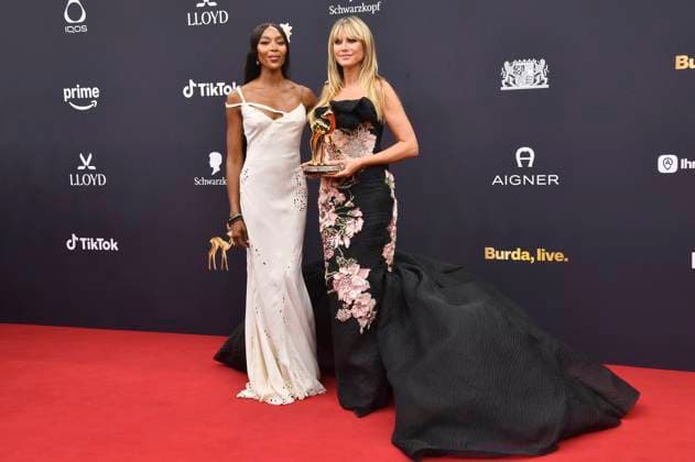 Naomi Campbell and Heidi Klum at the 77 Bambi Awards 2025 in the Bavaria Filmstudios Munich, 13 11 2025 Foto:xB.xInsingerx xFuturexImagex bambi_5493