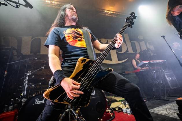 Amorphis live in Copenhagen, Denmark Copenhagen, Denmark. 13th, November 2025. The Finnish heavy metal band Amorphis performs a live concert at Poolen in Copenhagen. Denmark, Copenhagen  Copyright: xGonzalesxPhoto NikolajxBransholmx
