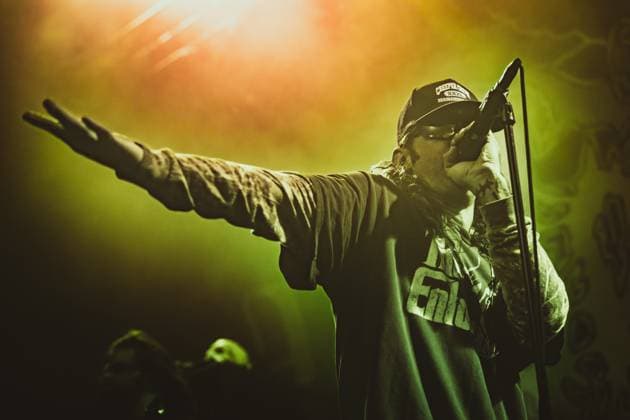 Gatecreeper live in Copenhagen, Denmark Copenhagen, Denmark. 13th, November 2025. The American death metal band Gatecreeper performs a live concert at Poolen in Copenhagen. Here vocalist Chase Mason is seen live on stage Denmark, Copenhagen  Copyright: xGonzalesxPhoto NikolajxBransholmx