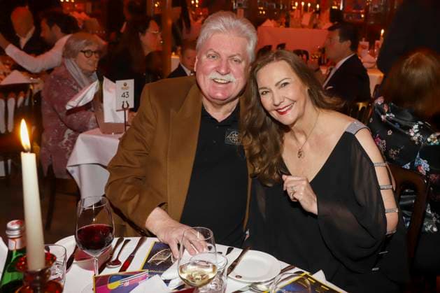 abb Palazzo Ilona and Klaus Baumgart Klaus and Klaus at the premiere of Cornelia Poletto 10 Dinner Show PALAZZO Hier und Jetzt on 13 11 2025 in Hamburg Hamburg Germany