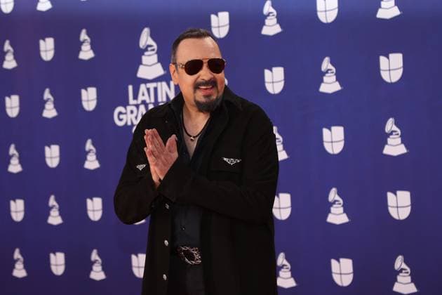 Pepe Aguilar arrives for the 26th annual Latin Grammy Awards at the MGM Garden Arena in Las Vegas, Nevada on Thursday, November 13, 2025.  LAV20251113149 JAMESxATOA