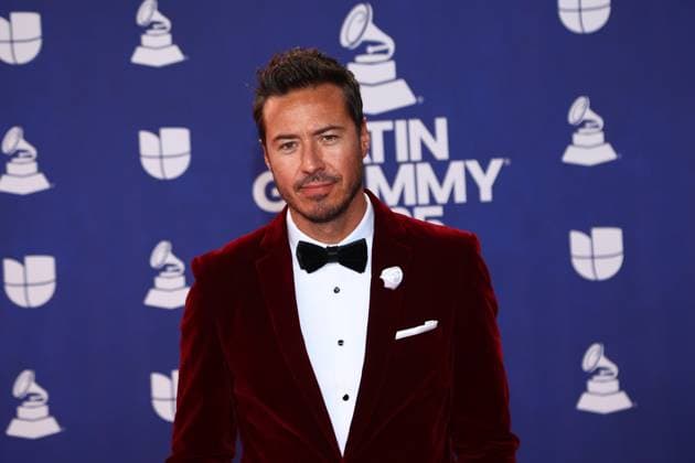 Jaime Villarreal arrives for the 26th annual Latin Grammy Awards at the MGM Garden Arena in Las Vegas, Nevada on Thursday, November 13, 2025.  LAV20251113161 JAMESxATOA