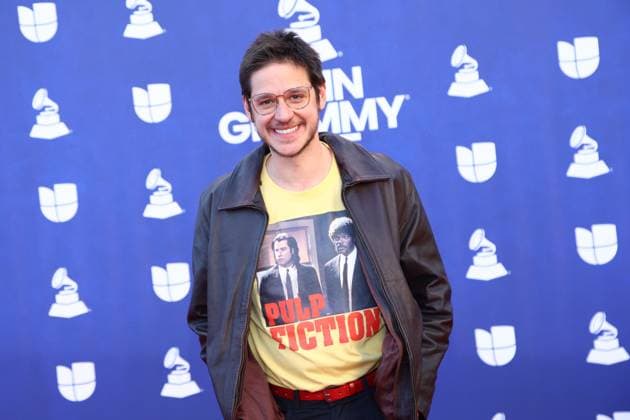 Rubel arrives for the 26th annual Latin Grammy Awards at the MGM Garden Arena in Las Vegas, Nevada on Thursday, November 13, 2025.  LAV20251113053 JAMESxATOA
