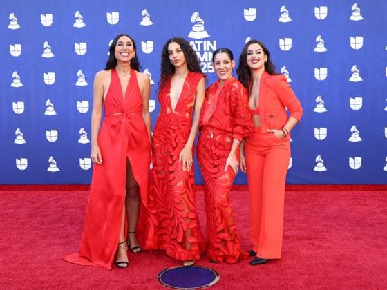 Las Migas arrives for the 26th annual Latin Grammy Awards at the MGM Garden Arena in Las Vegas, Nevada on Thursday, November 13, 2025.  LAV20251113055 JAMESxATOA