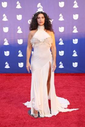 Nathy Peluso arrives for the 26th annual Latin Grammy Awards at the MGM Garden Arena in Las Vegas, Nevada on Thursday, November 13, 2025.  LAV20251113069 JAMESxATOA