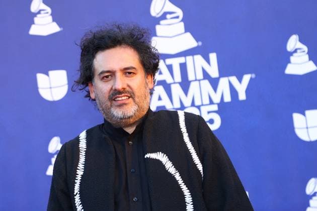 Camilo Sanabria arrives for the 26th annual Latin Grammy Awards at the MGM Garden Arena in Las Vegas, Nevada on Thursday, November 13, 2025.  LAV20251113075 JAMESxATOA