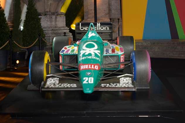 Benetton racing cars at the premiere of the Sky documentary Benetton Formula at Space Cinema Moderno Rome, 13 11 2025 Foto:xA.xM.xTinghinox xFuturexImagex benetton_5101