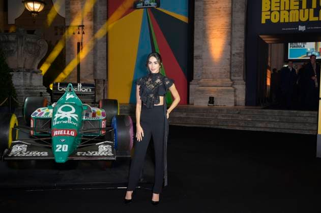 Rocio Munoz Morales at the premiere of the Sky documentary Benetton Formula at Space Cinema Moderno Rome, 13 11 2025 Foto:xA.xM.xTinghinox xFuturexImagex benetton_5110