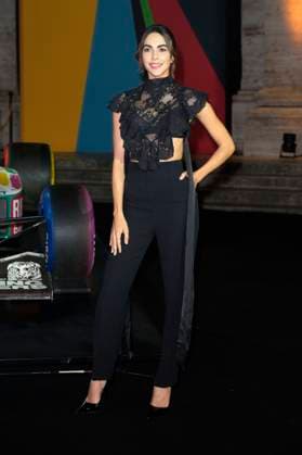Rocio Munoz Morales at the premiere of the Sky documentary Benetton Formula at Space Cinema Moderno Rome, 13 11 2025 Foto:xA.xM.xTinghinox xFuturexImagex benetton_5113