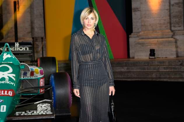 Sveva Alviti at the premiere of the Sky documentary Benetton Formula at Space Cinema Moderno Rome, 13 11 2025 Foto:xA.xM.xTinghinox xFuturexImagex benetton_5120