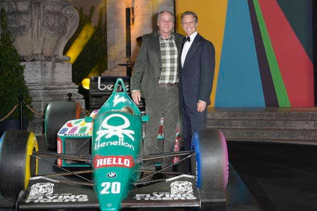Gerhard Berger and Alessandro Benetton at the premiere of the Sky documentary Benetton Formula at Space Cinema Moderno Rome, 13 11 2025 Foto:xA.xM.xTinghinox xFuturexImagex benetton_5148