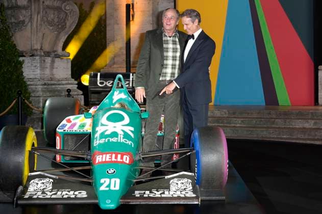 Gerhard Berger and Alessandro Benetton at the premiere of the Sky documentary Benetton Formula at Space Cinema Moderno Rome, 13 11 2025 Foto:xA.xM.xTinghinox xFuturexImagex benetton_5149