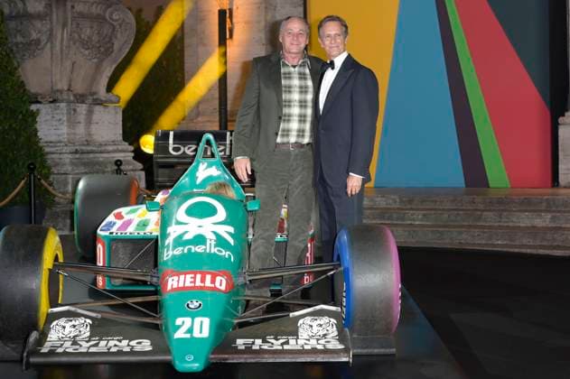 Gerhard Berger and Alessandro Benetton at the premiere of the Sky documentary Benetton Formula at Space Cinema Moderno Rome, 13 11 2025 Foto:xA.xM.xTinghinox xFuturexImagex benetton_5150