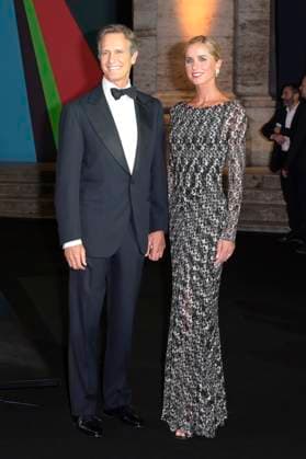 Alessandro Benetton and Gloria Tonon at the premiere of the Sky documentary Benetton Formula at Space Cinema Moderno Rome, 13 11 2025 Foto:xA.xM.xTinghinox xFuturexImagex benetton_5153