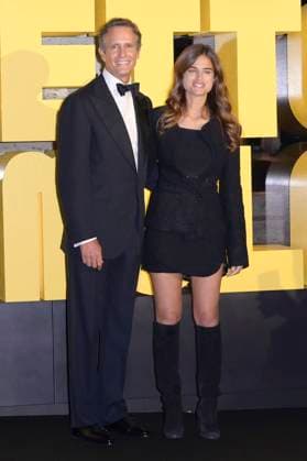 Alessandro Benetton and Martina Ferragamo at the premiere of the Sky documentary Benetton Formula at Space Cinema Moderno Rome, 13 11 2025 Foto:xA.xM.xTinghinox xFuturexImagex benetton_5166