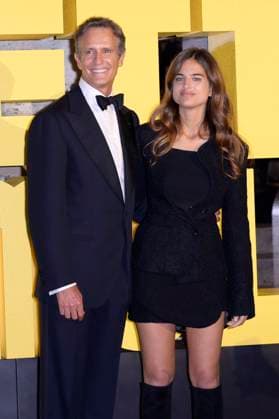 Alessandro Benetton and Martina Ferragamo at the premiere of the Sky documentary Benetton Formula at Space Cinema Moderno Rome, 13 11 2025 Foto:xA.xM.xTinghinox xFuturexImagex benetton_5167