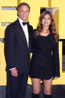 Alessandro Benetton and Martina Ferragamo at the premiere of the Sky documentary Benetton Formula at Space Cinema Moderno Rome, 13 11 2025 Foto:xA.xM.xTinghinox xFuturexImagex benetton_5168