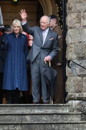 . 14 11 2025. Merthyr Tydfil, United Kingdom. King Charles III and Queen Camilla during a visit to Cyfarthfa Castle in Merthyr Tydfil, South wales, United Kingdom, as The King celebrated his 77th birthday.  xStephenxLockx xi-Imagesx IIM-26374-0004