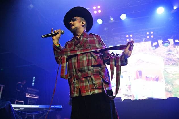˜I Love Jamaica™ concert at KOKO in London LONDON, ENGLAND - NOVEMBER 13: Boy George performing for ˜I Love Jamaica™ concert at KOKO on November 13, 2025 in London, England. CAP MAR MAR Great Britain Copyright: xMartinxHarris CapitalxPicturesx