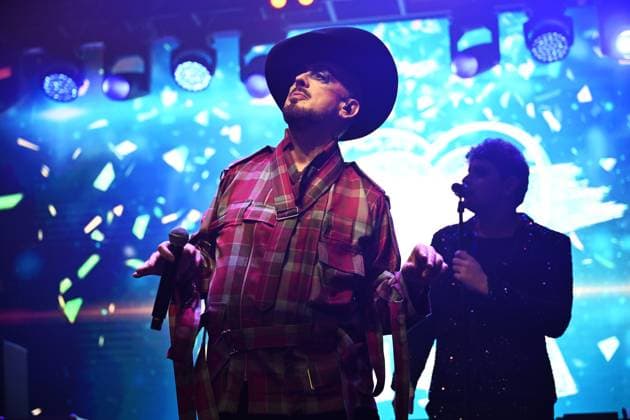 ˜I Love Jamaica™ concert at KOKO in London LONDON, ENGLAND - NOVEMBER 13: Boy George performing for ˜I Love Jamaica™ concert at KOKO on November 13, 2025 in London, England. CAP MAR MAR Great Britain Copyright: xMartinxHarris CapitalxPicturesx