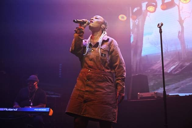 ˜I Love Jamaica™ concert at KOKO in London LONDON, ENGLAND - NOVEMBER 13: Emily SandÃ performing for ˜I Love Jamaica™ concert at KOKO on November 13, 2025 in London, England. CAP MAR MAR Great Britain Copyright: xMartinxHarris CapitalxPicturesx